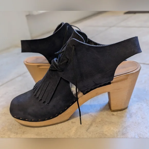 Bryr Sofie clogs in Ink (navy blue) - Picture 4 of 7